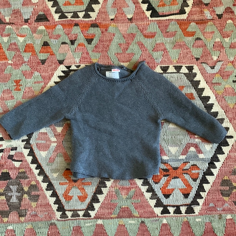 Zara baby knot sweater